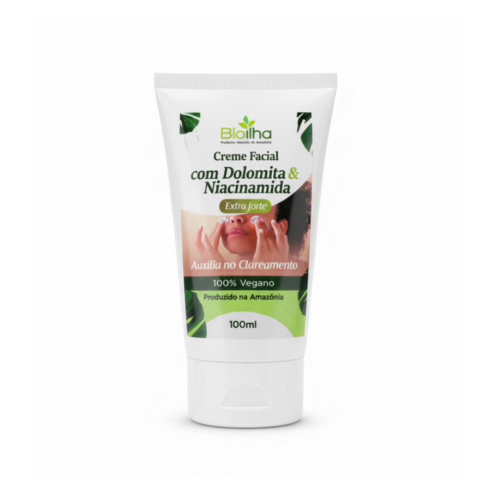 Creme Facial Clareador de Dolomita e Niacinamida - Distribuidora