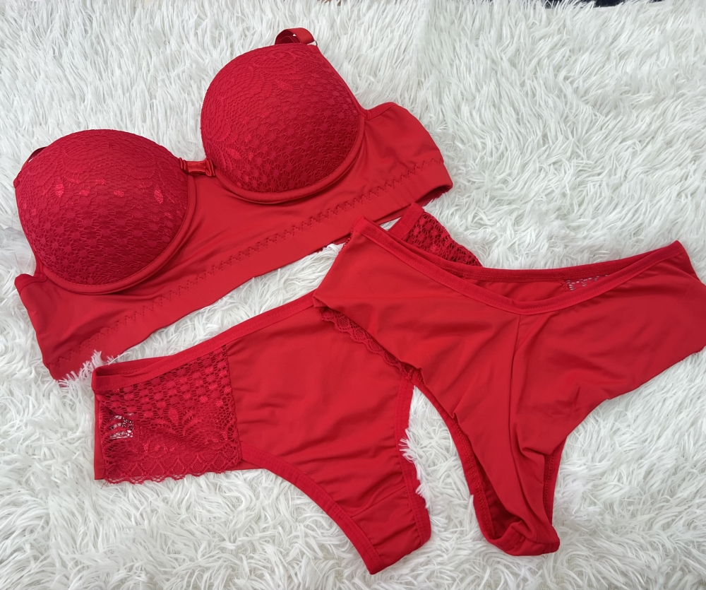 Conjunto plus size fio 60-04 - Catálogo Zilook Lingerie