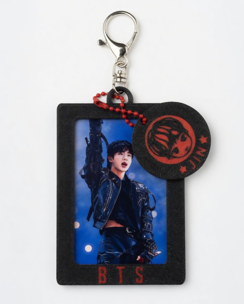 PHOTOCARD HOLDER TOPLOADER E CHAVEIRO BTS HOOLIGAN ARIRANG TOUR
